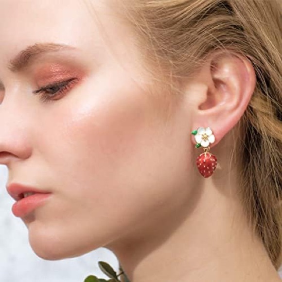 kate spade Jewelry Nwt Kate Spade Strawberry Drop Earrings